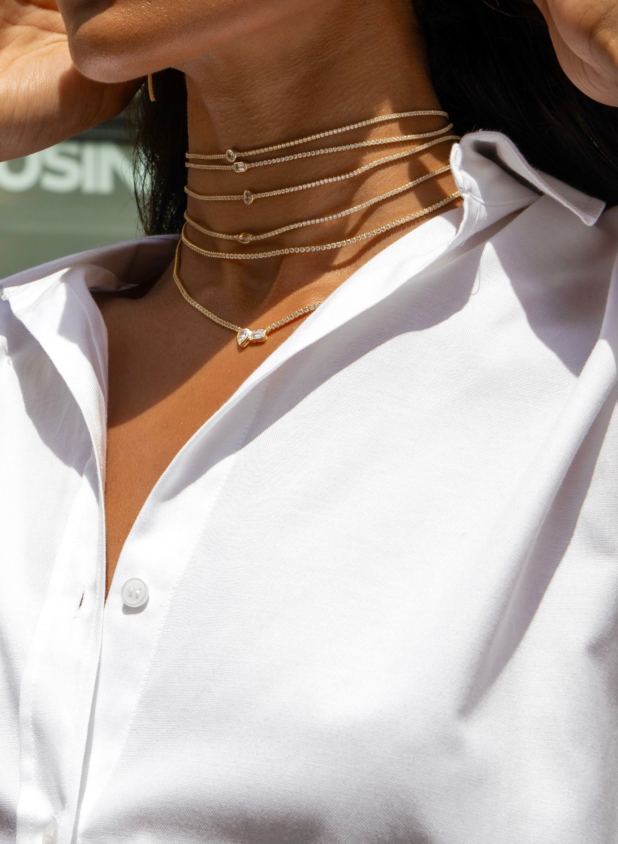 Thin Tennis Choker