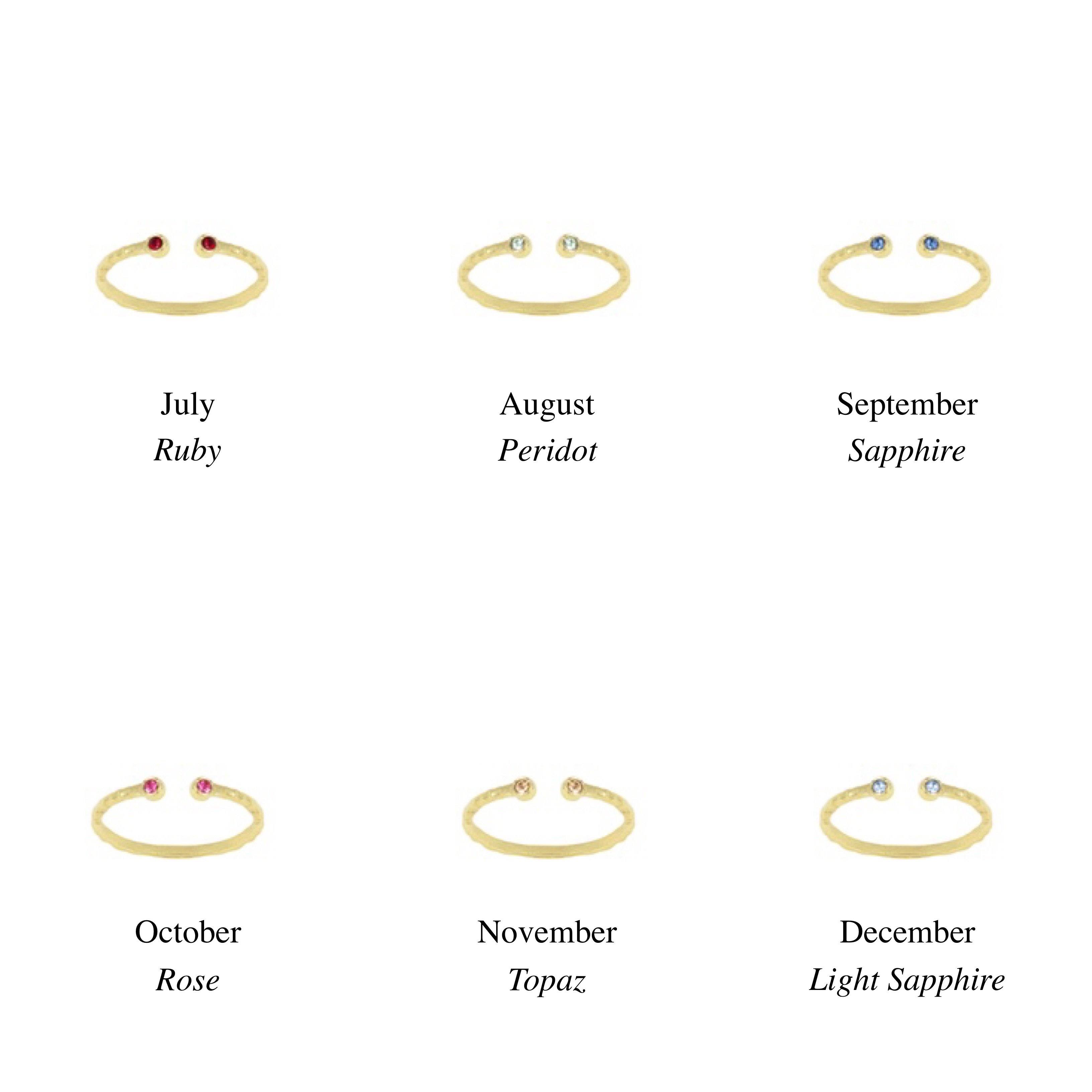 Birthstone Ring