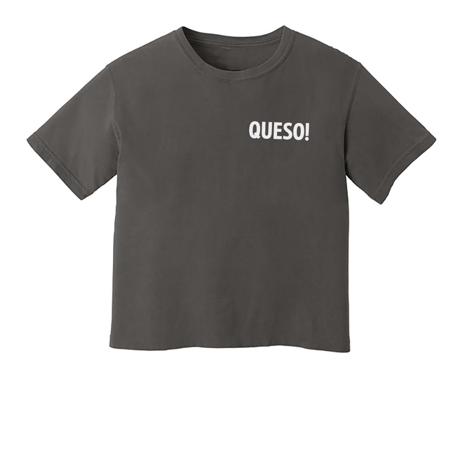 Queso! Washed Crop Tee