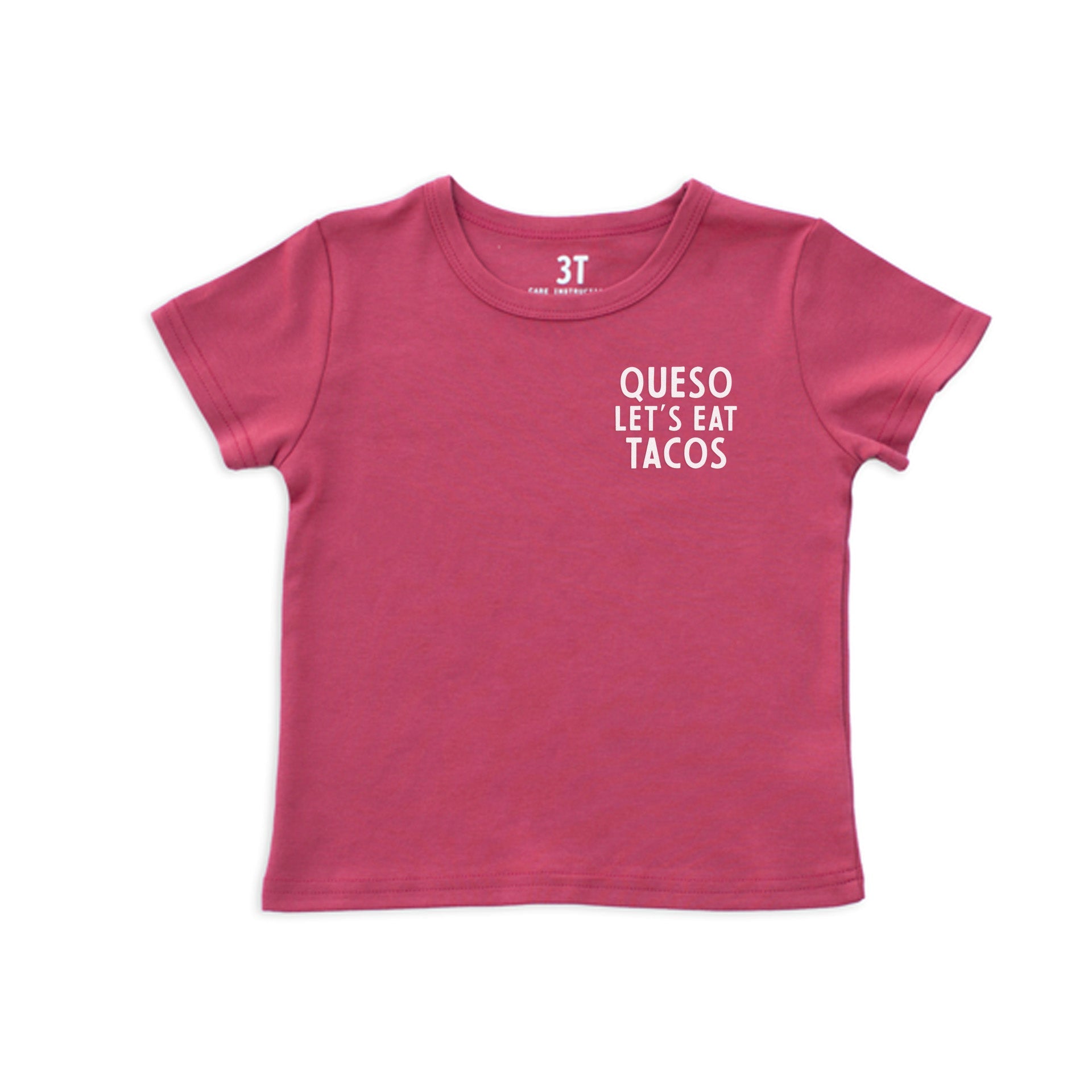 Queso Let's Eat Tacos Kids Tee