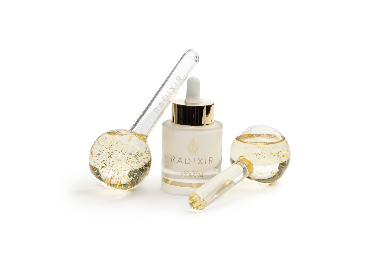 Radixir beauty bunddle duo, ice globes and confidence serum