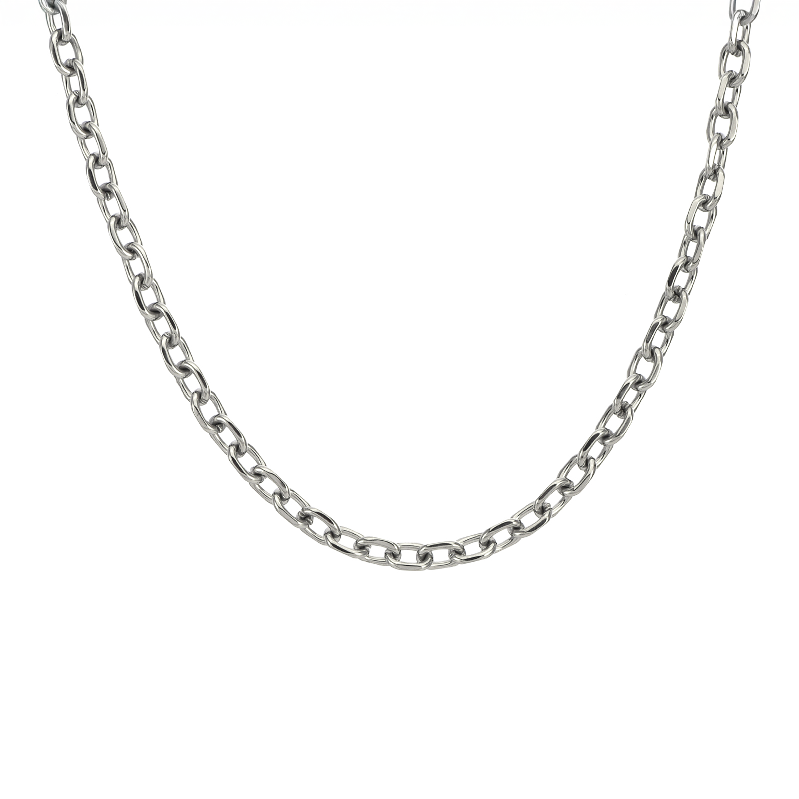 C007W B.Tiff 5mm Cable Link Chain Necklace