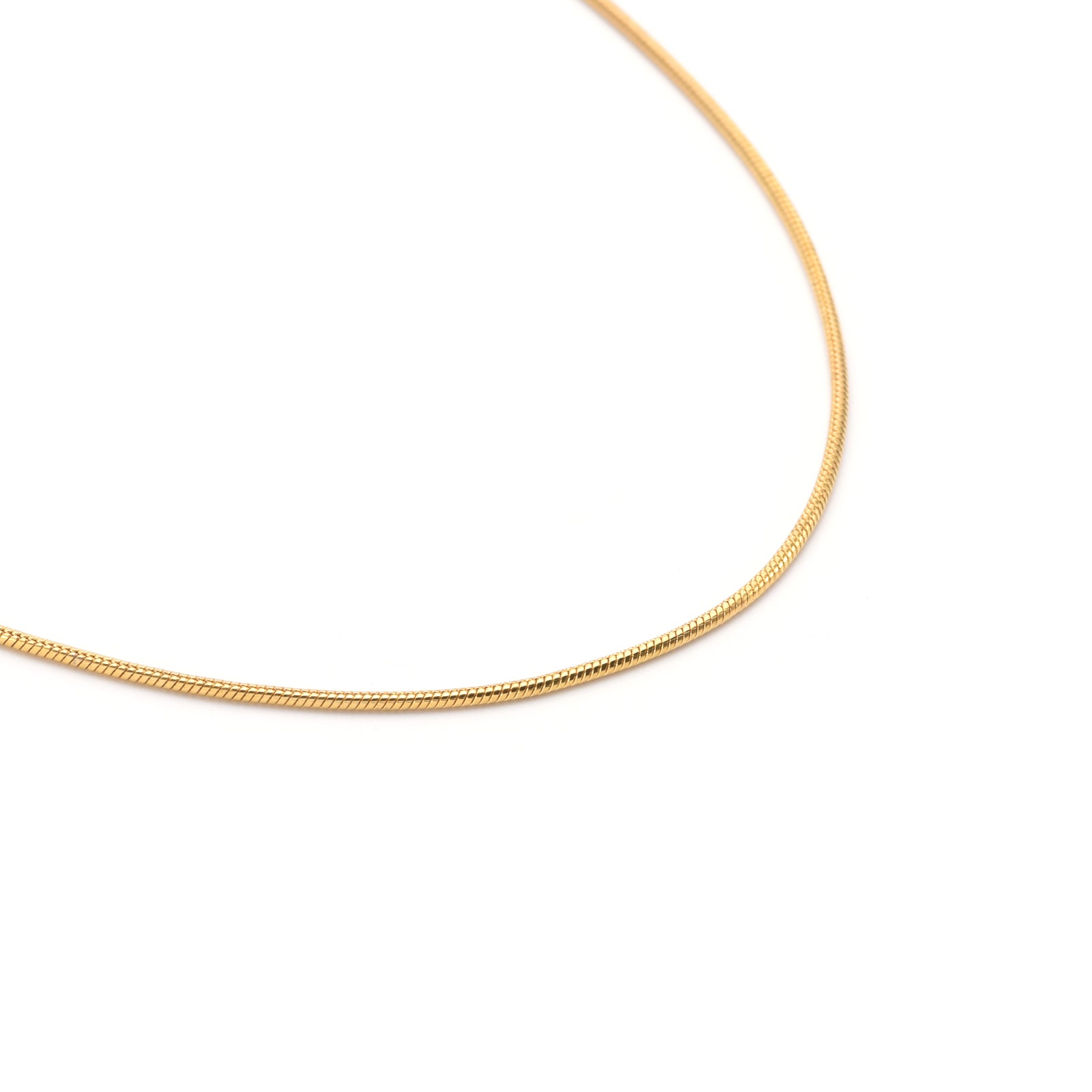 C030G B.Tiff Thin Gold Plated Coil Chain