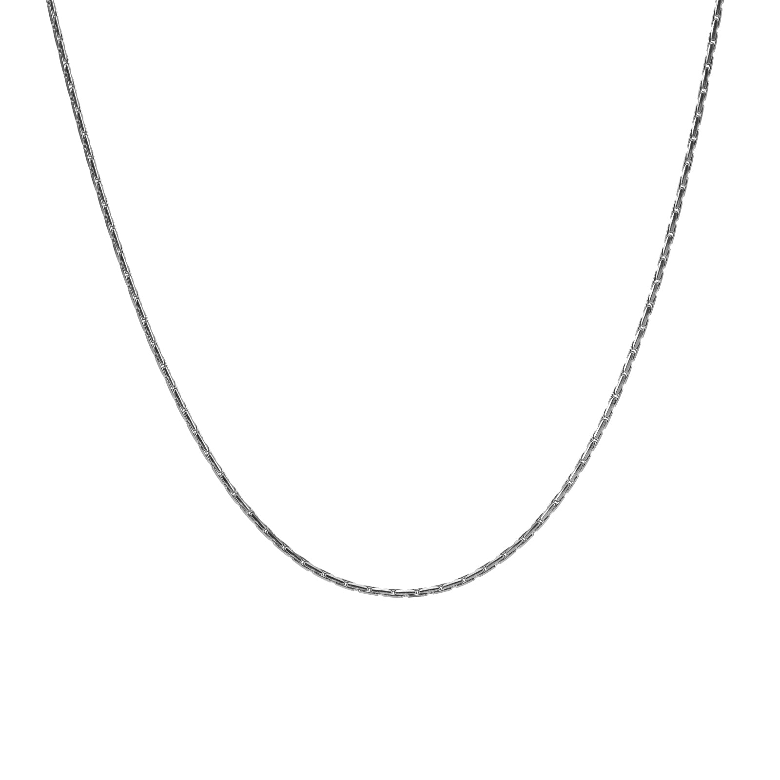 C031W B.Tiff Diamond Cut Thin Chain Necklace