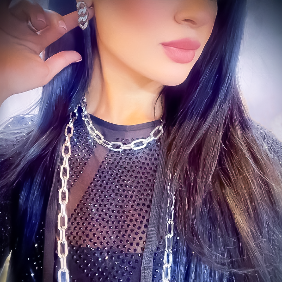 C200W B.Tiff High Polish Paperclip Chain Necklace