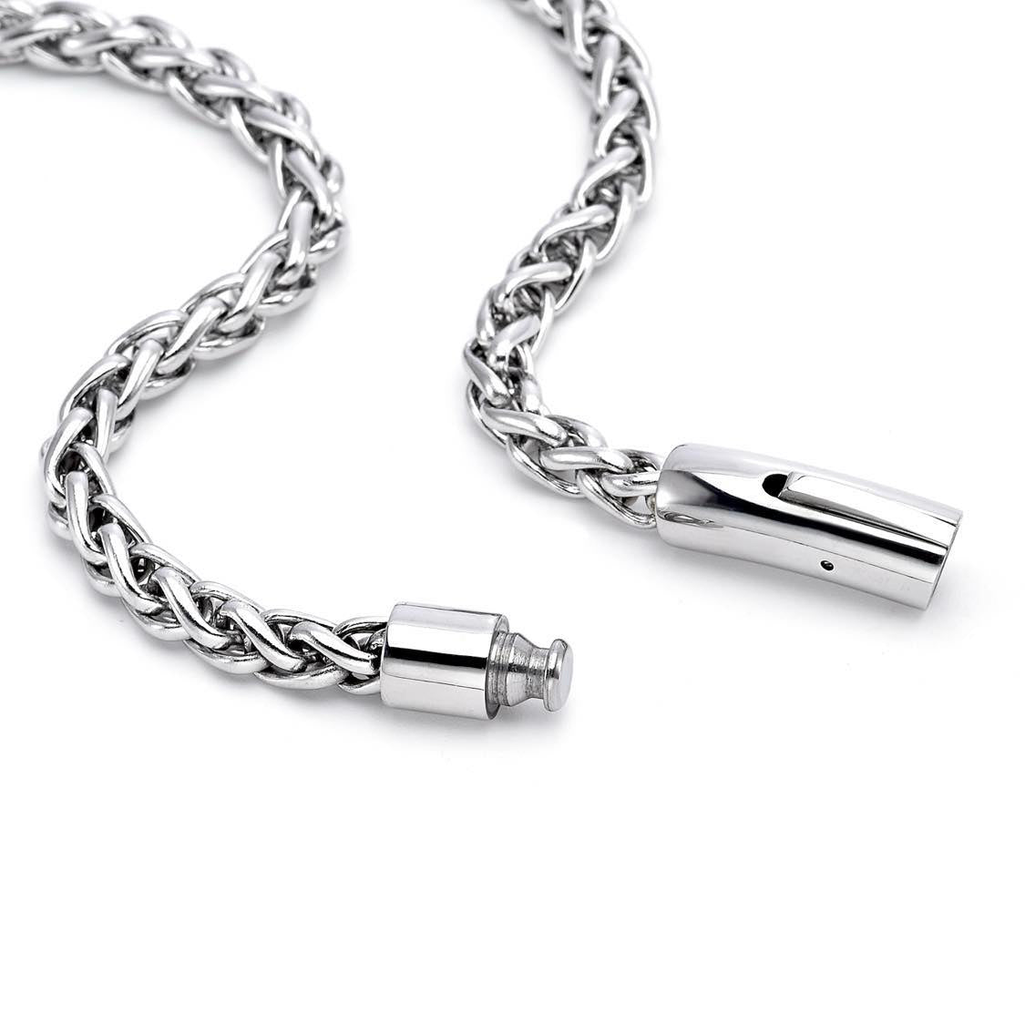 C550W B.Tiff French Braid Chain Necklace