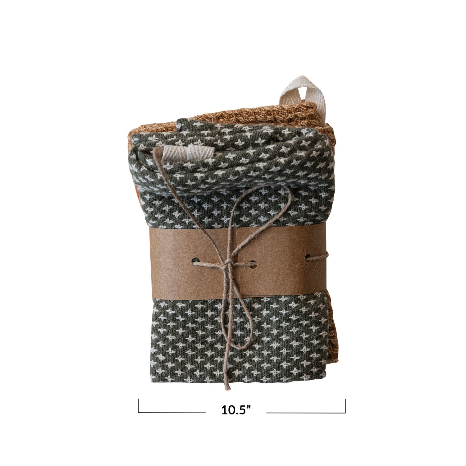 Cotton Dobby Autumn Dish Cloths | Set of 3