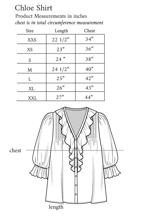 Chloe Shirt in Off White Solid