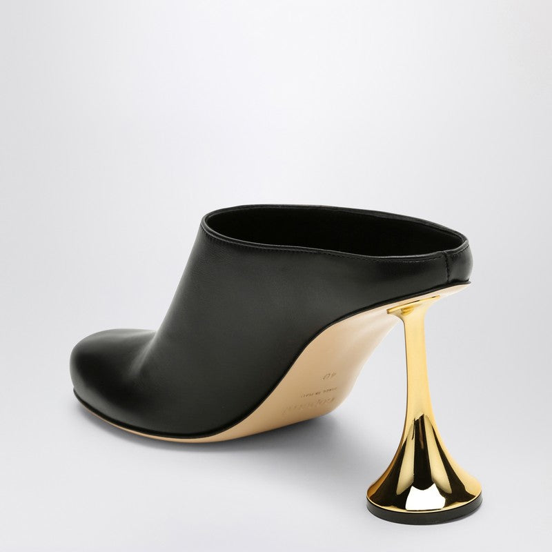 Coperni Orchestra Closed Mule Heel In Black Leather Women