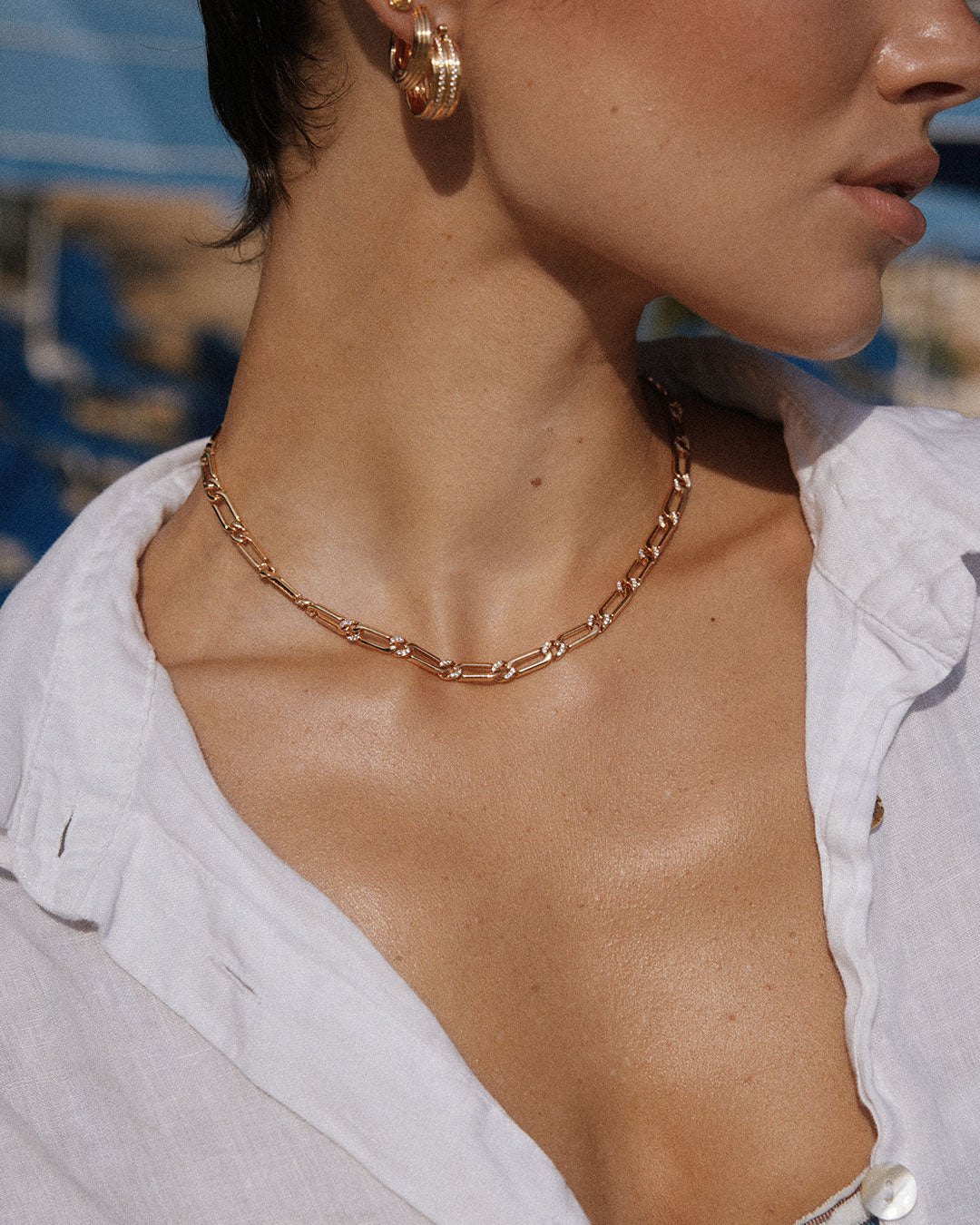 The Ridged Positano Hoops