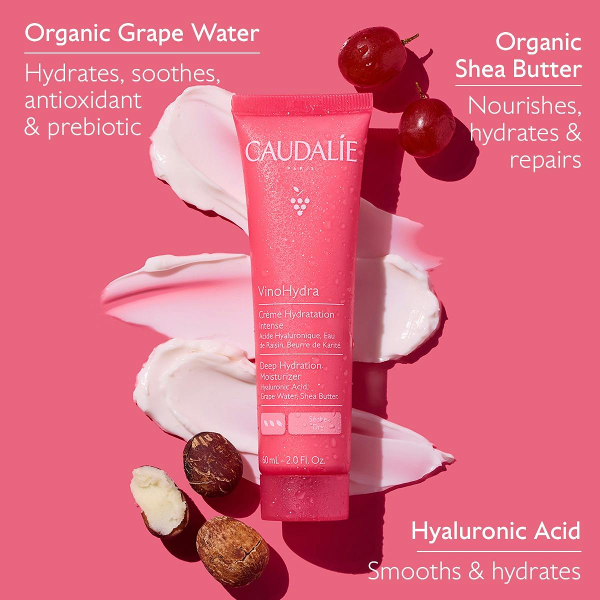 Caudalie Vinosource-Hydra Deep Hydration Moisturizer 60 ml