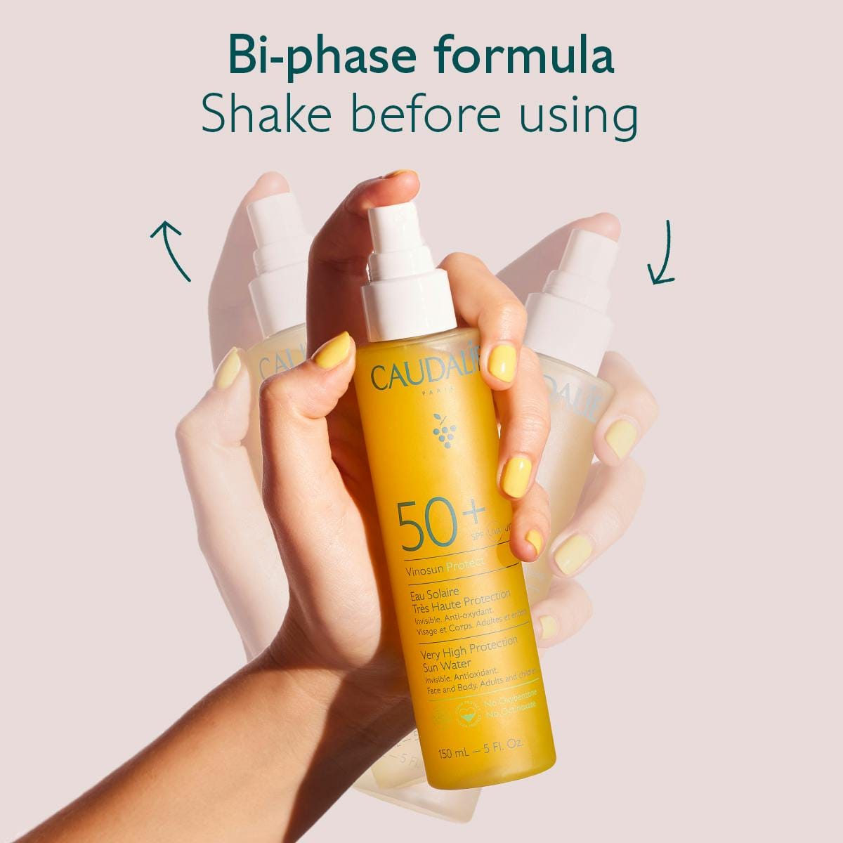 Caudalie Vinosun Protect Spf 50 Sun Water 150 ml -2 Pack
