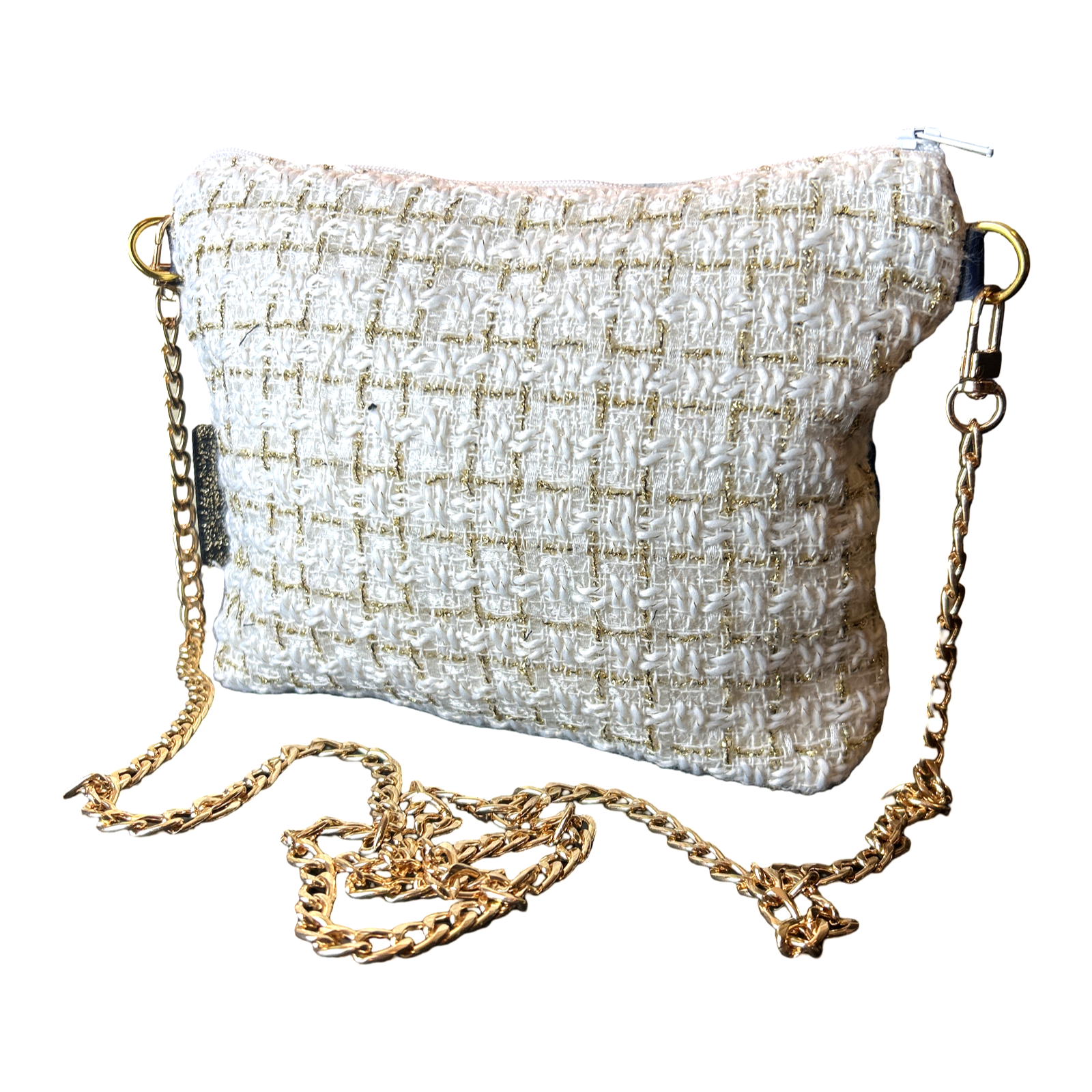CC Logo Camellia Noir Vintage Scarf Crossbody Bag