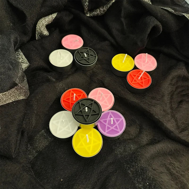 Pentacle Beeswax Tea Light Candles