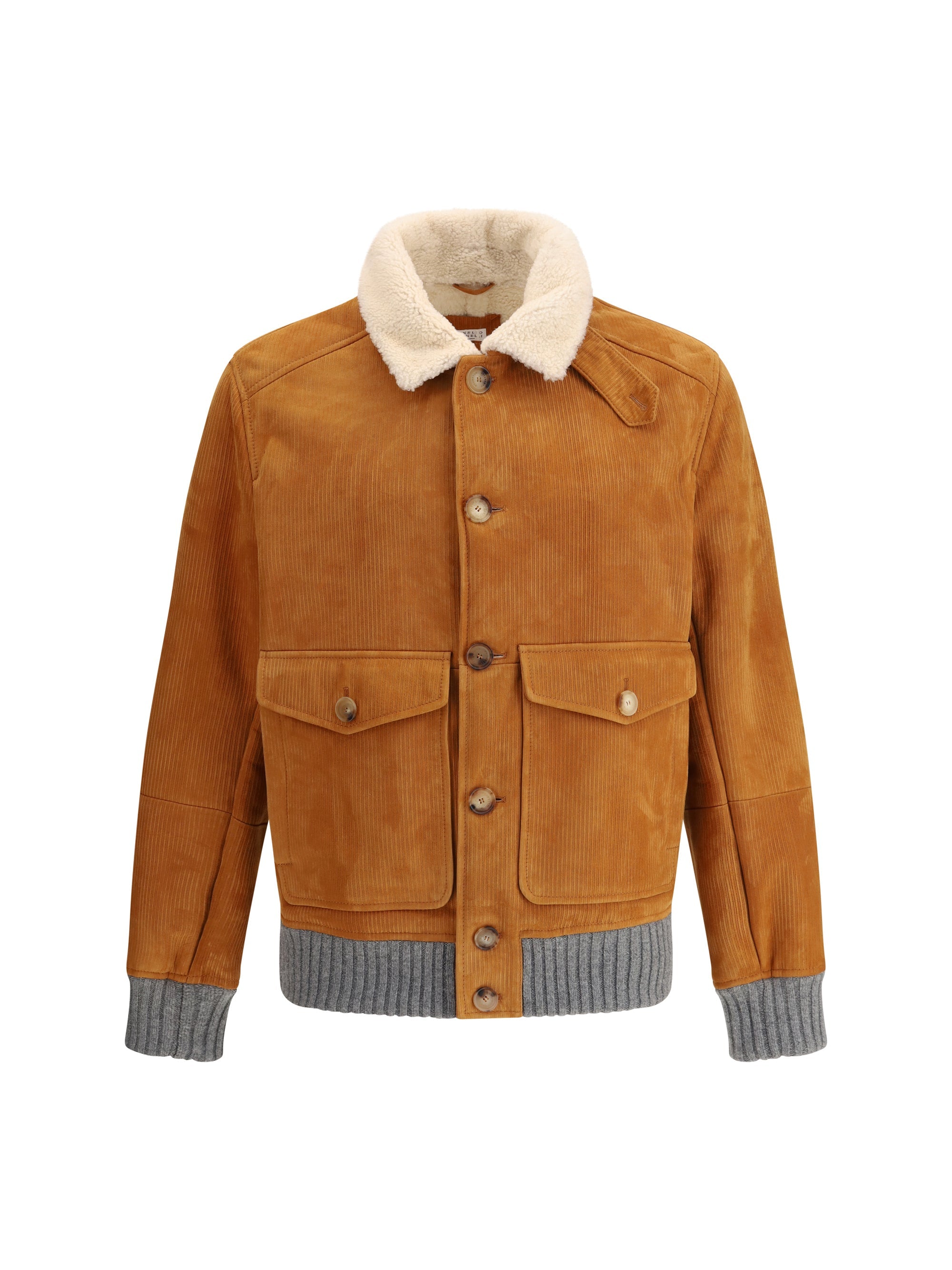 Brunello Cucinelli Men Shearling Jacket