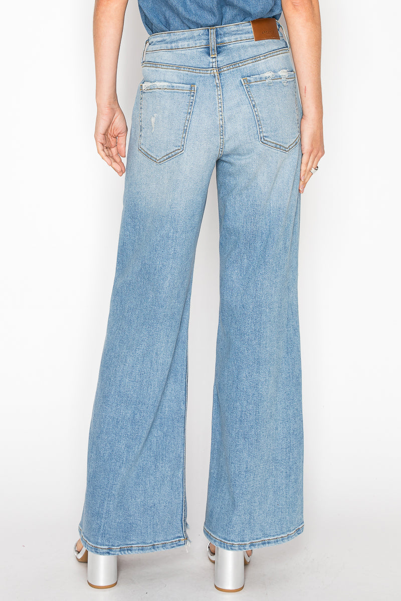 *HYBRID* HIGH RISE RELAXED FLARE JEANS