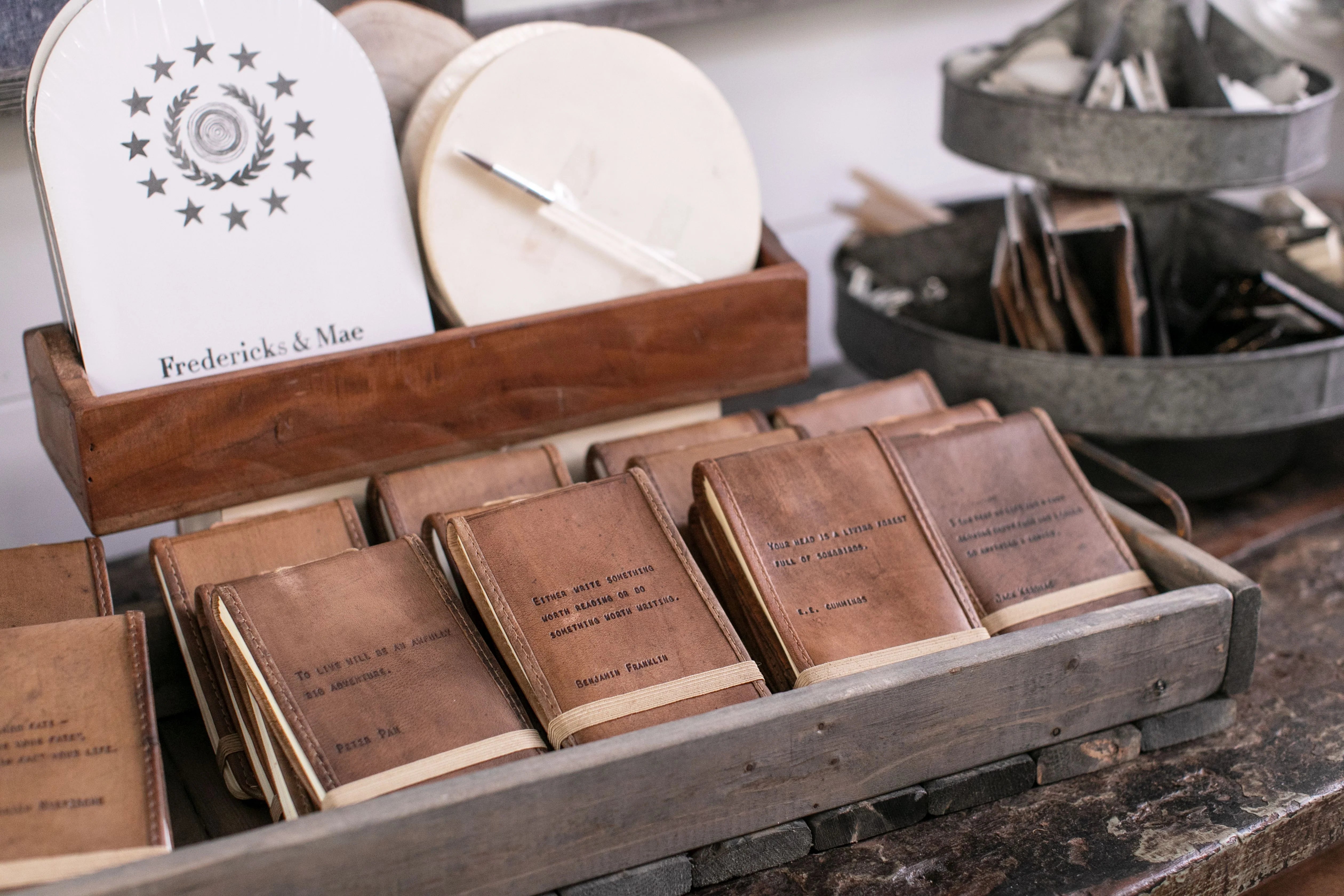 Mini Leather Journal – Big Ideas Small Beginnings
