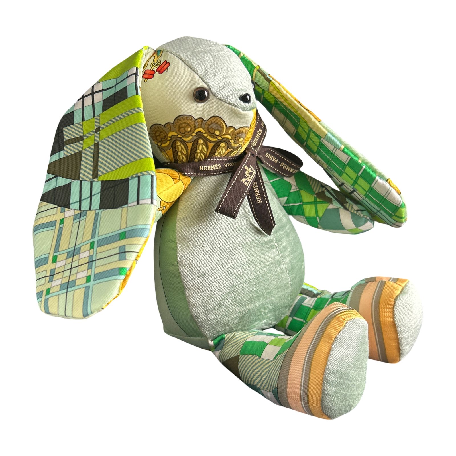 Vintage Silk Scarf Clever Bunny