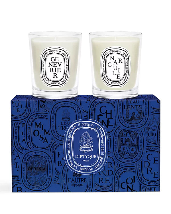 DIPTYQUE Narguilé & Genévrier Mini Candles Gift Set