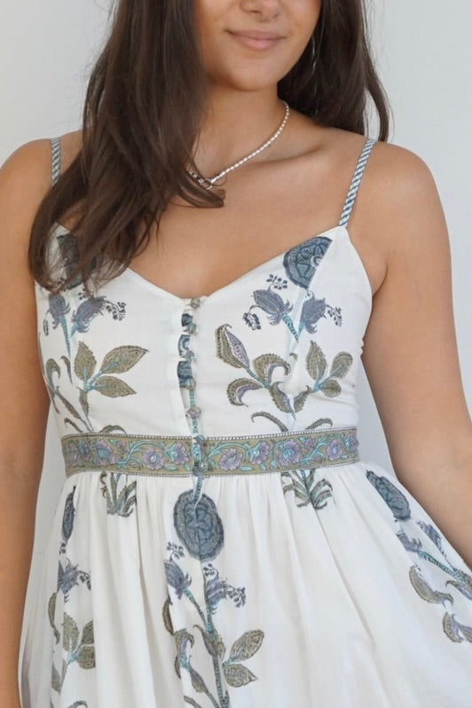 Ren Maxi Dress - Blue Vine