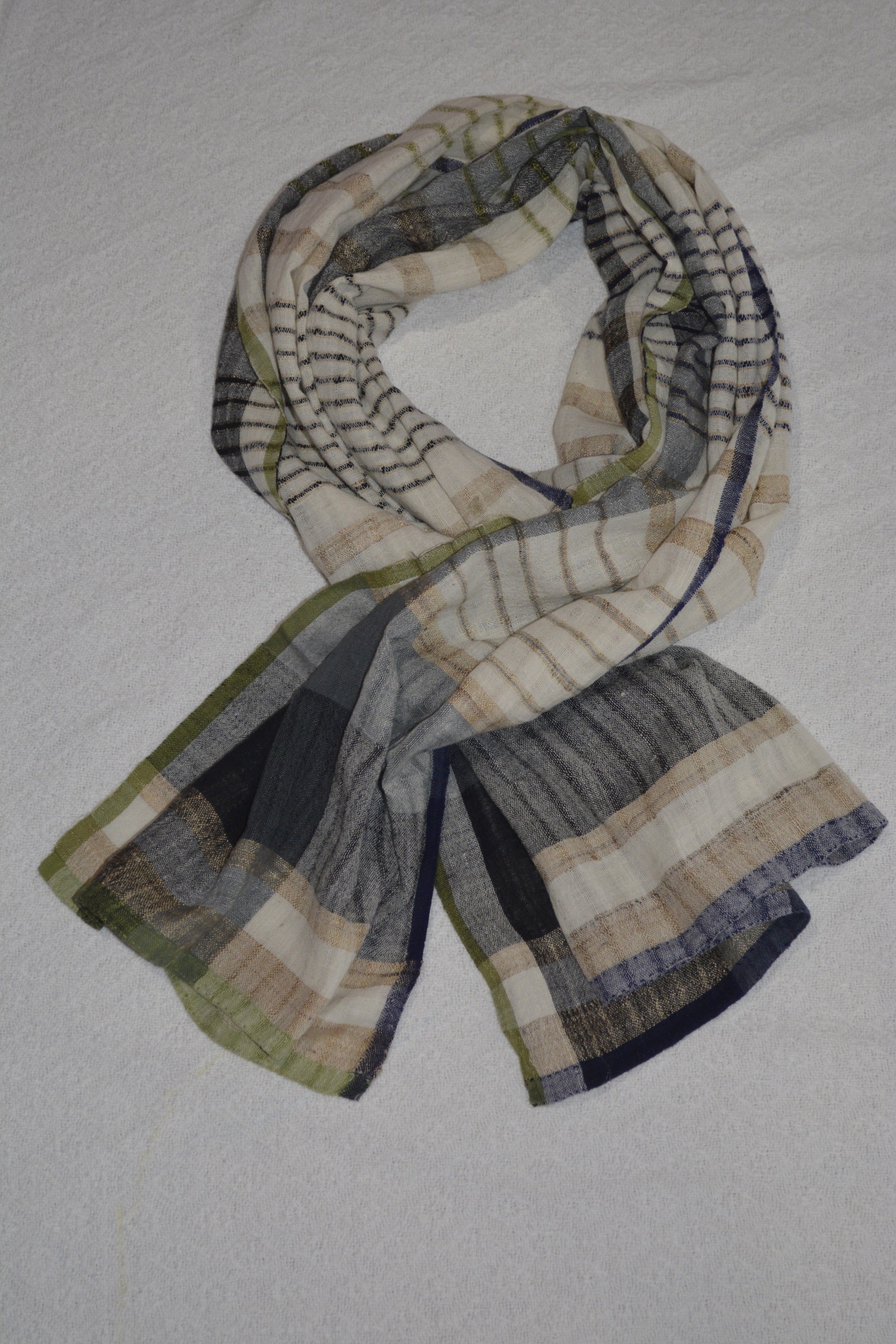 Hand woven cotton scarves by OMSutra
