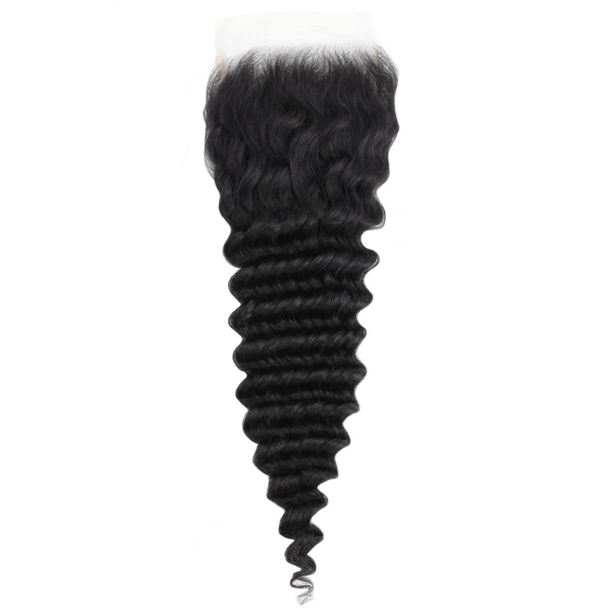 Deep Wave 5x5 Transparent Lace Human Hair Closure