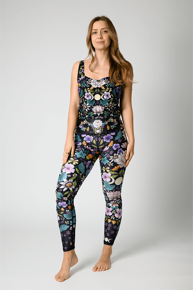 Divine Feminine Printed Yoga Leggings
front