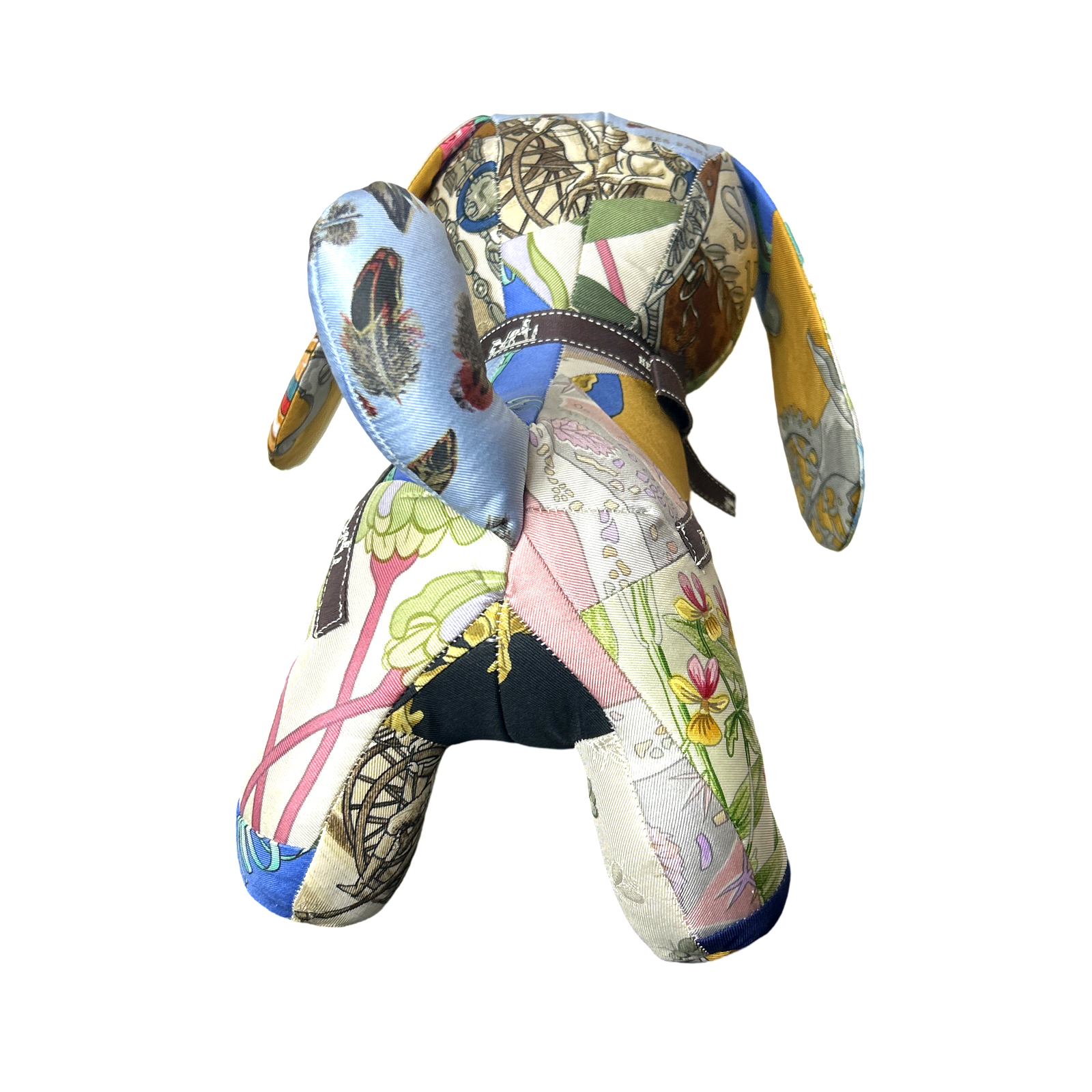 Vintage Silk Scarf Loyal Puppy