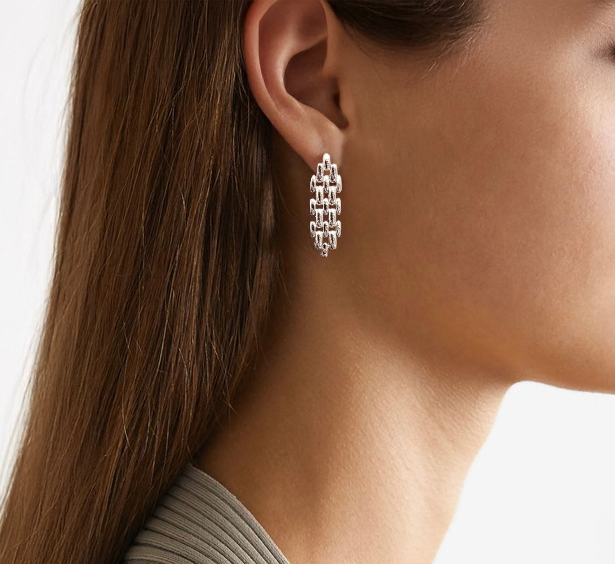 ER004W B.Tiff Ripple Earrings by B.Tiff New York