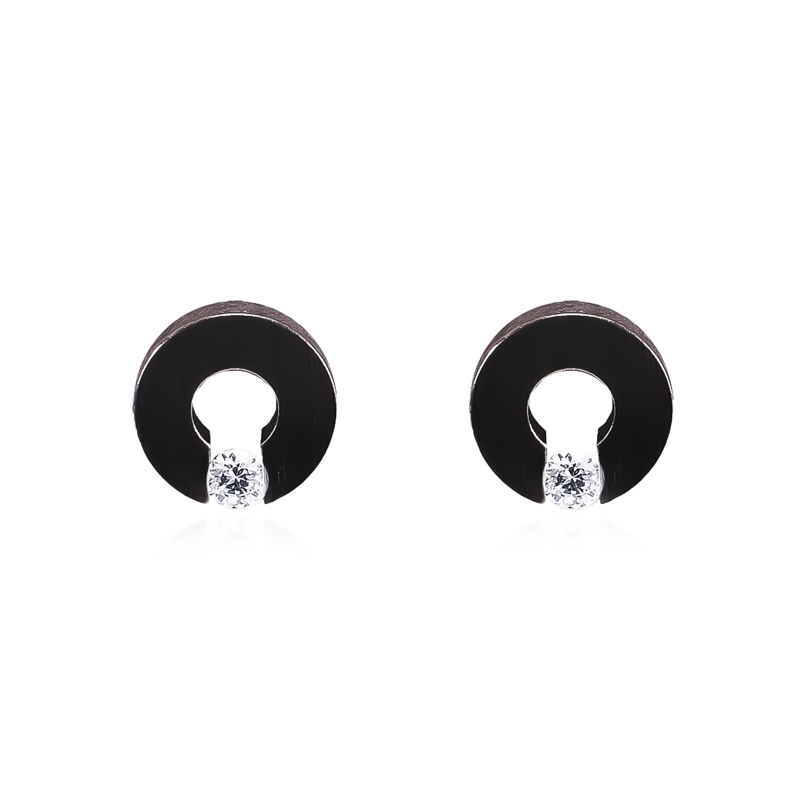 ER100B B.Tiff Black Malfinia Earrings