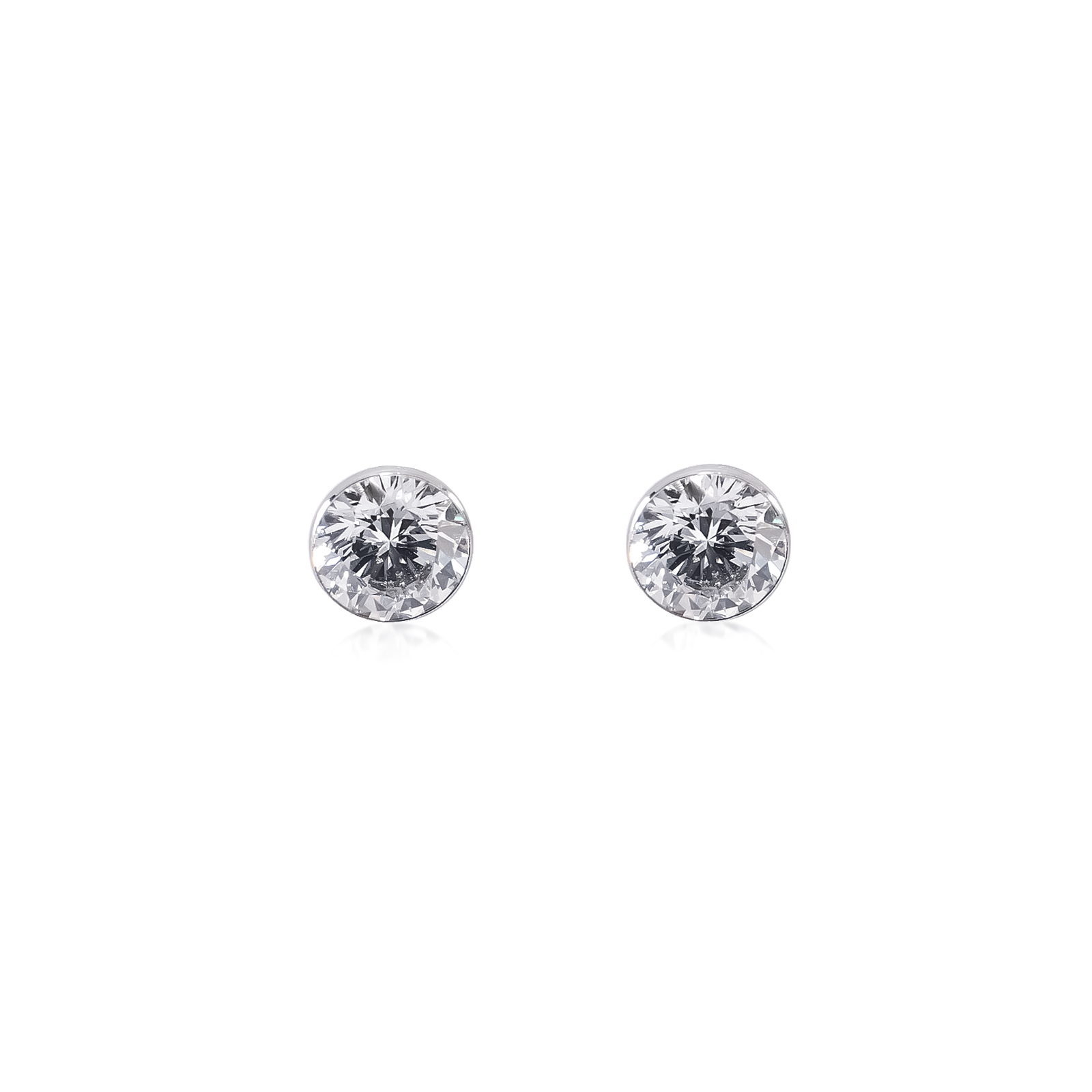 ER101W B.Tiff 1 ct Solitaire Stud Earrings