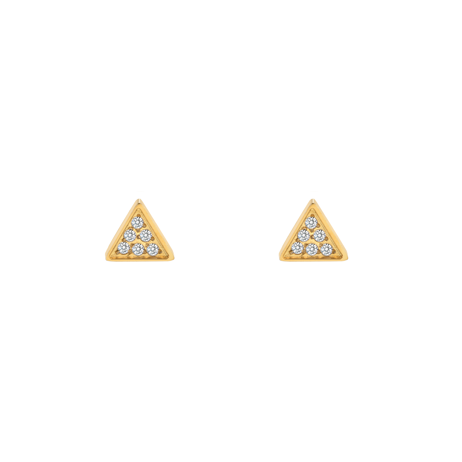 ER113GS B.Tiff Gold Pavé Supera Earrings
