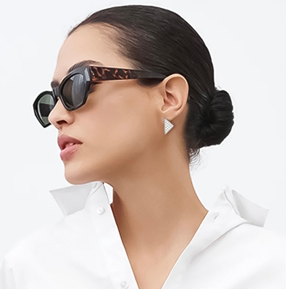 ER113WL B.Tiff Large Pavé Supera Earrings