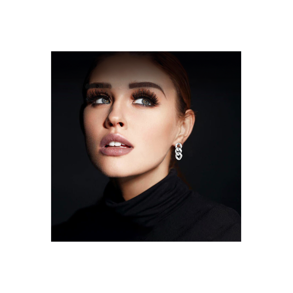 ER160W B.Tiff High Polish Cuban Link Earrings