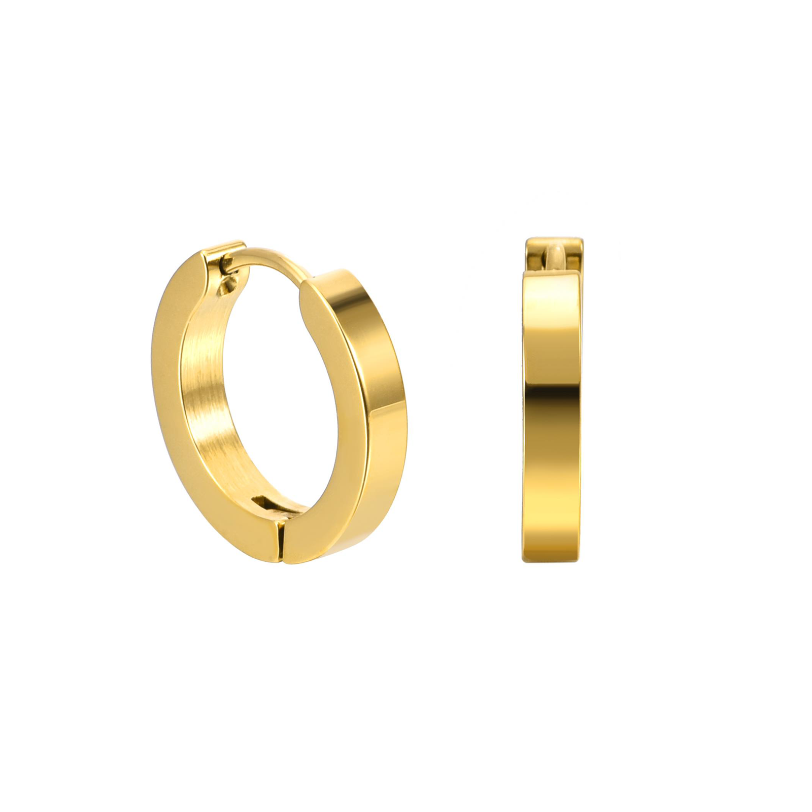ER300G B.Tiff Gold Hoop Earrings
