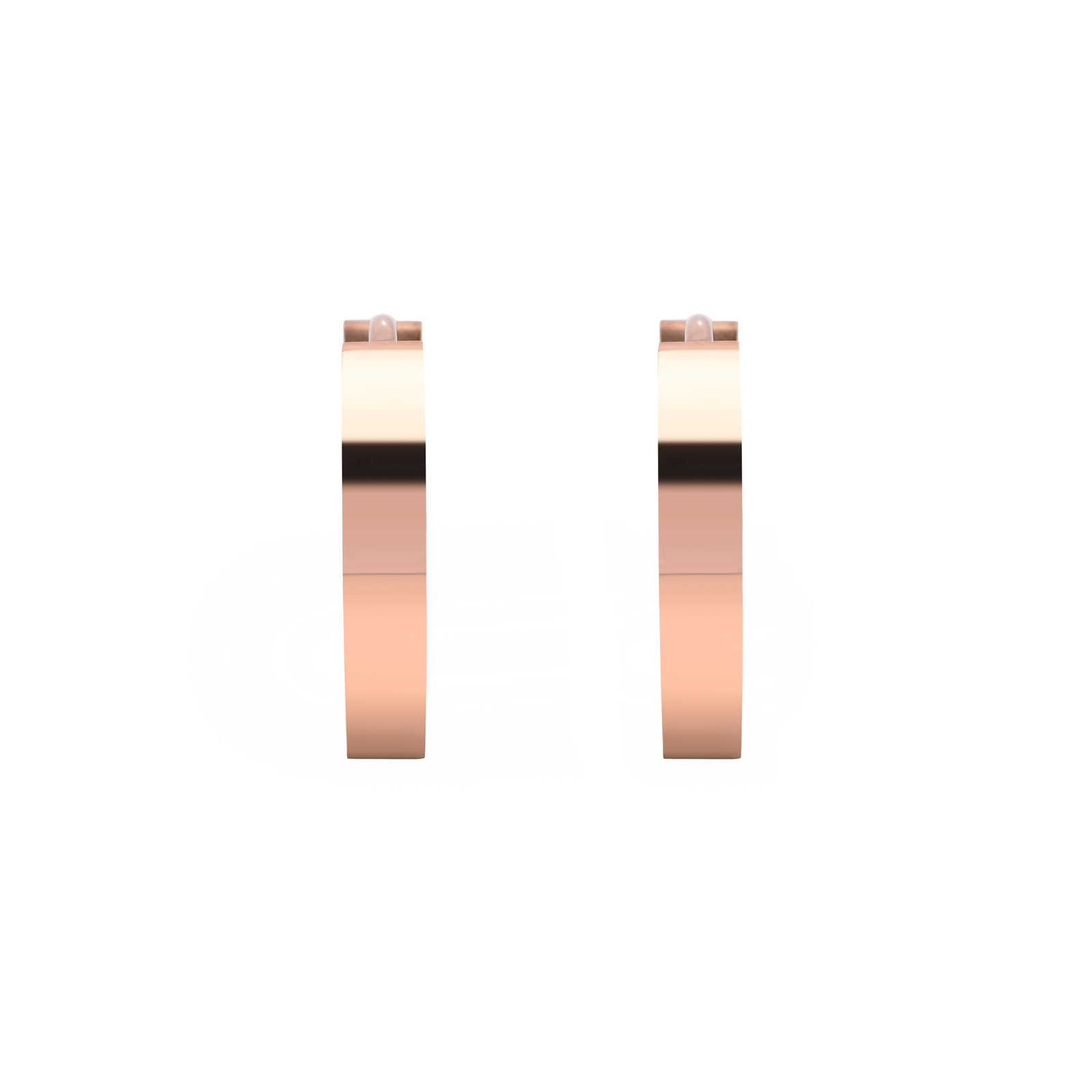 ER300RG B.Tiff Rose Gold Hoop Earrings