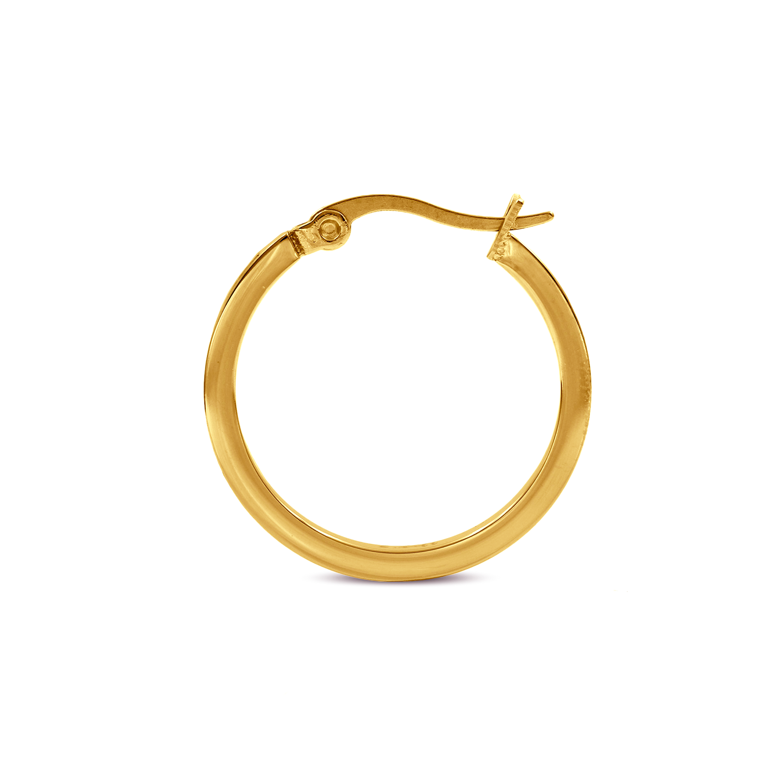 ER310G B.Tiff Gold Pavé 28-Stone Classic Small Hoop Earrings