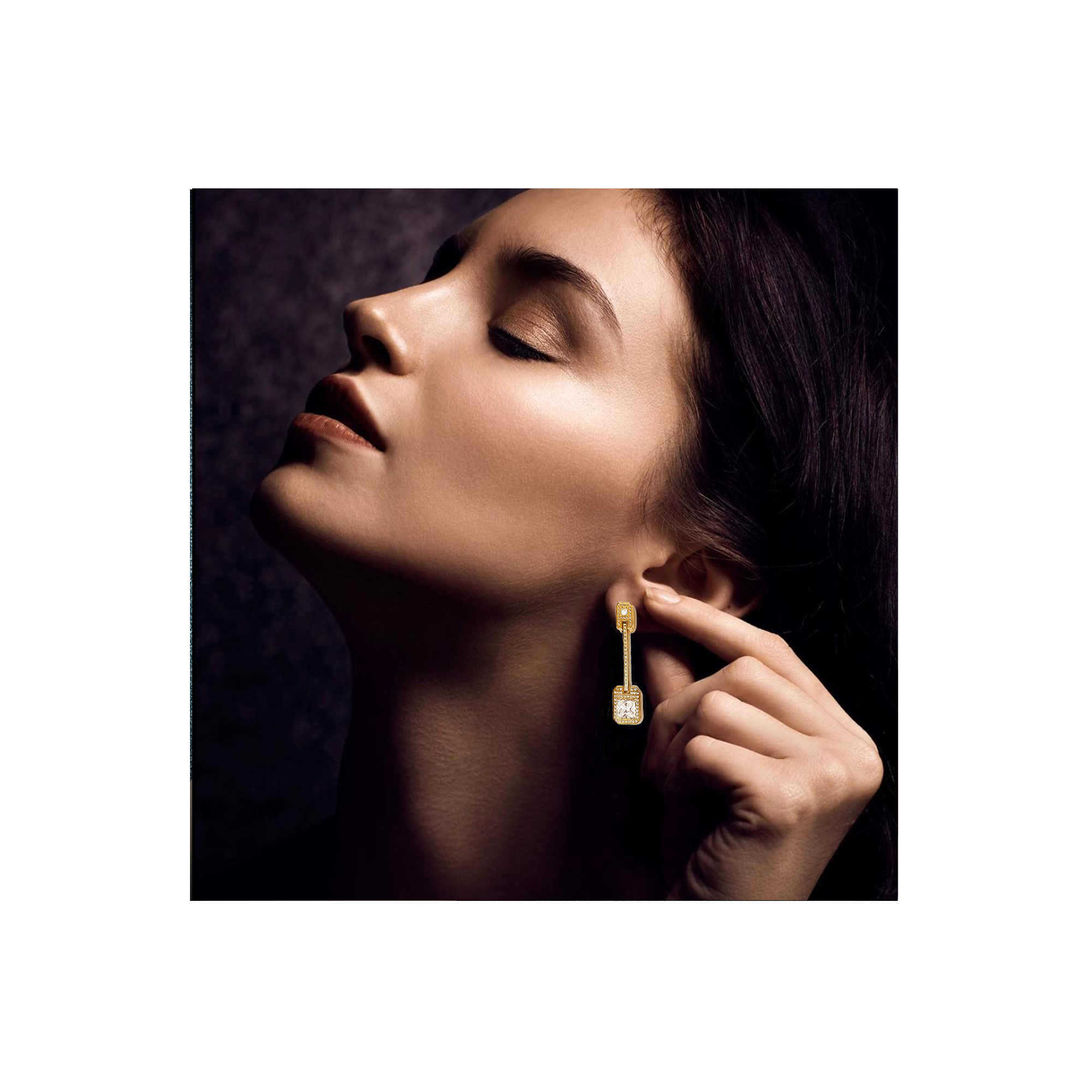ER650G B.Tiff Gold Soirée Earrings