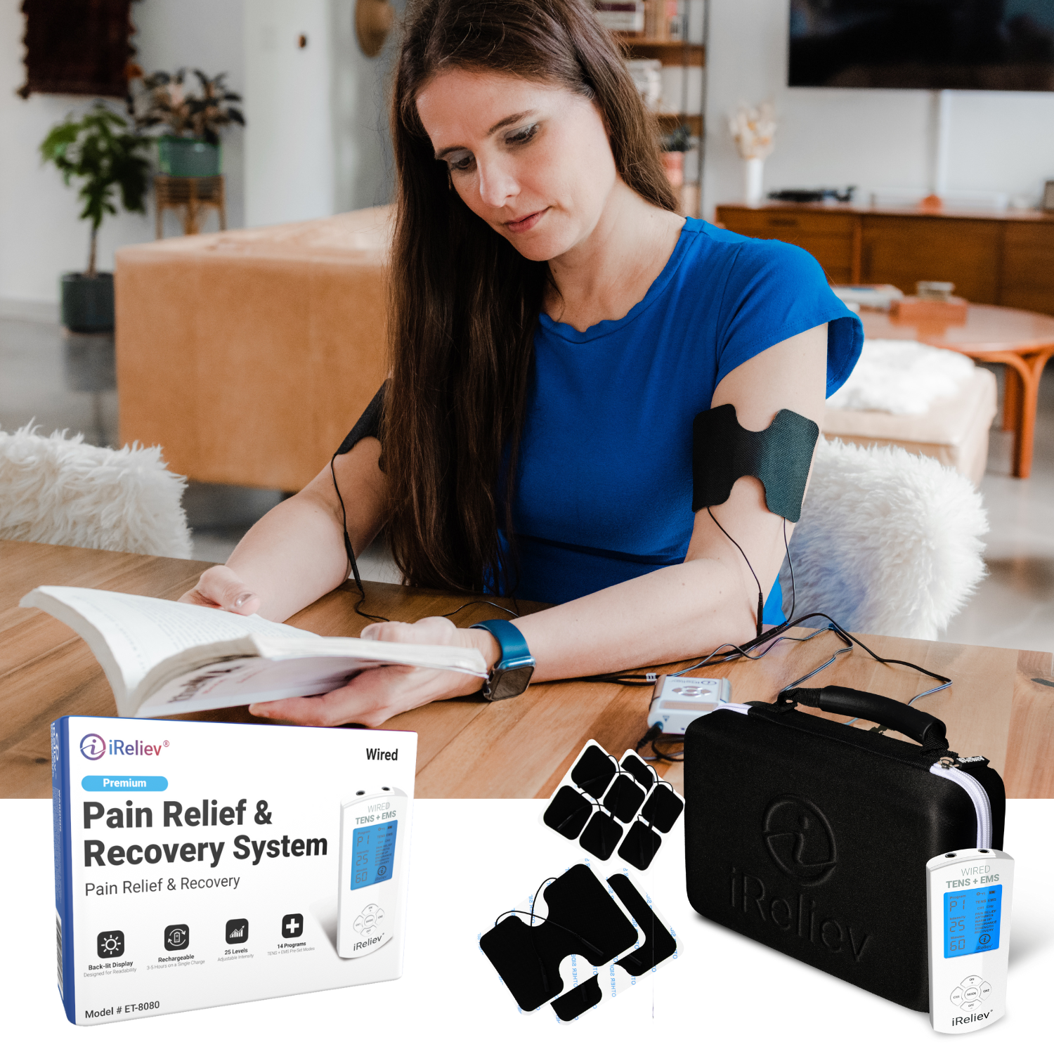 Premium TENS + EMS Pain Relief & Recovery