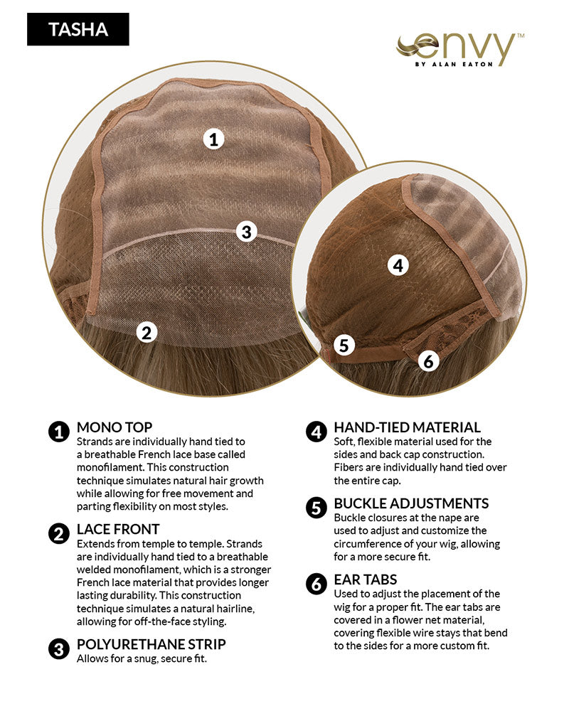 Tasha (Exclusive) | Lace Front & Monofilament Synthetic Wig by Envy