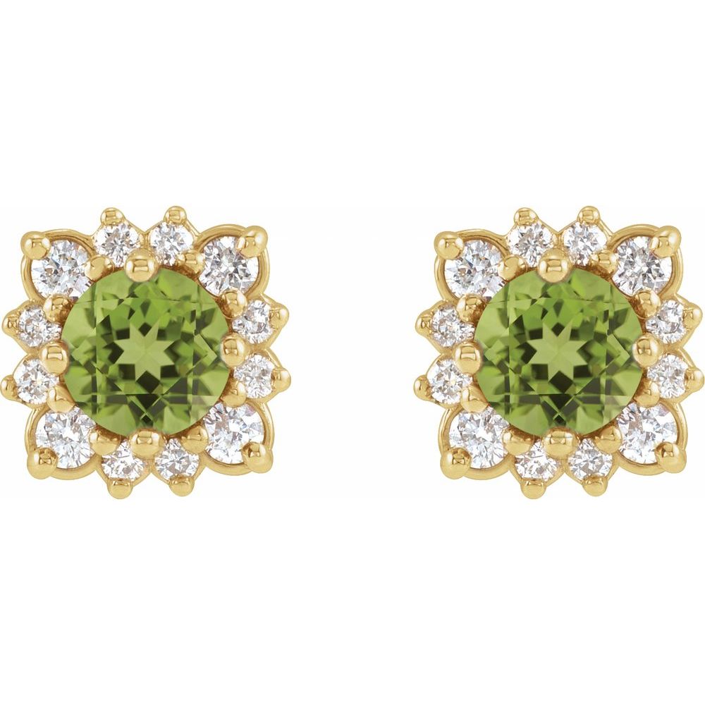 Hex Diamond Studs