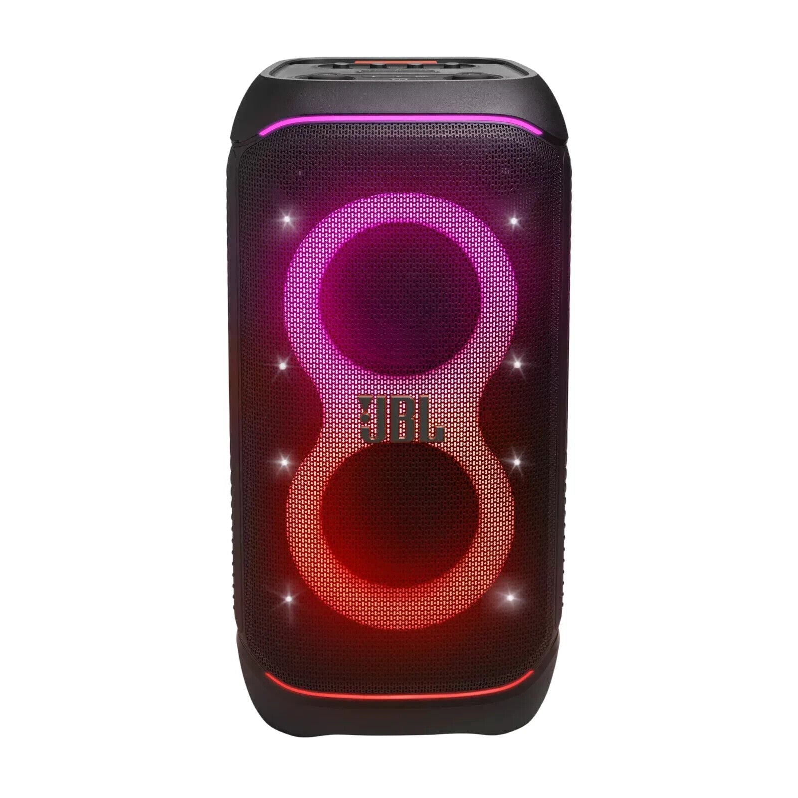 JBL Party Box Stage 320 Bluetooth Party Speaker Illuminated Splash‑Resistant 240W