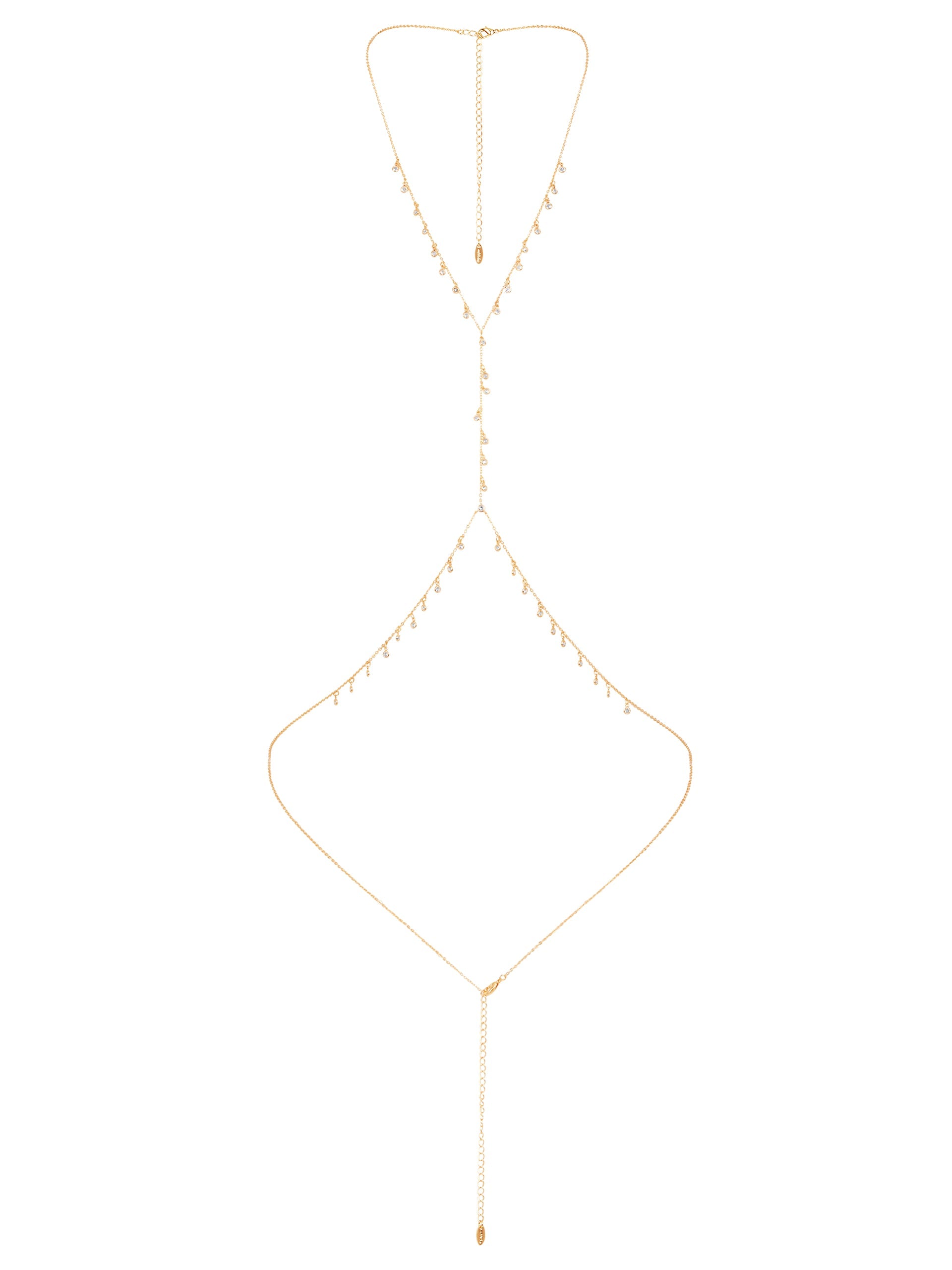 Crystal Fringe Body Chain