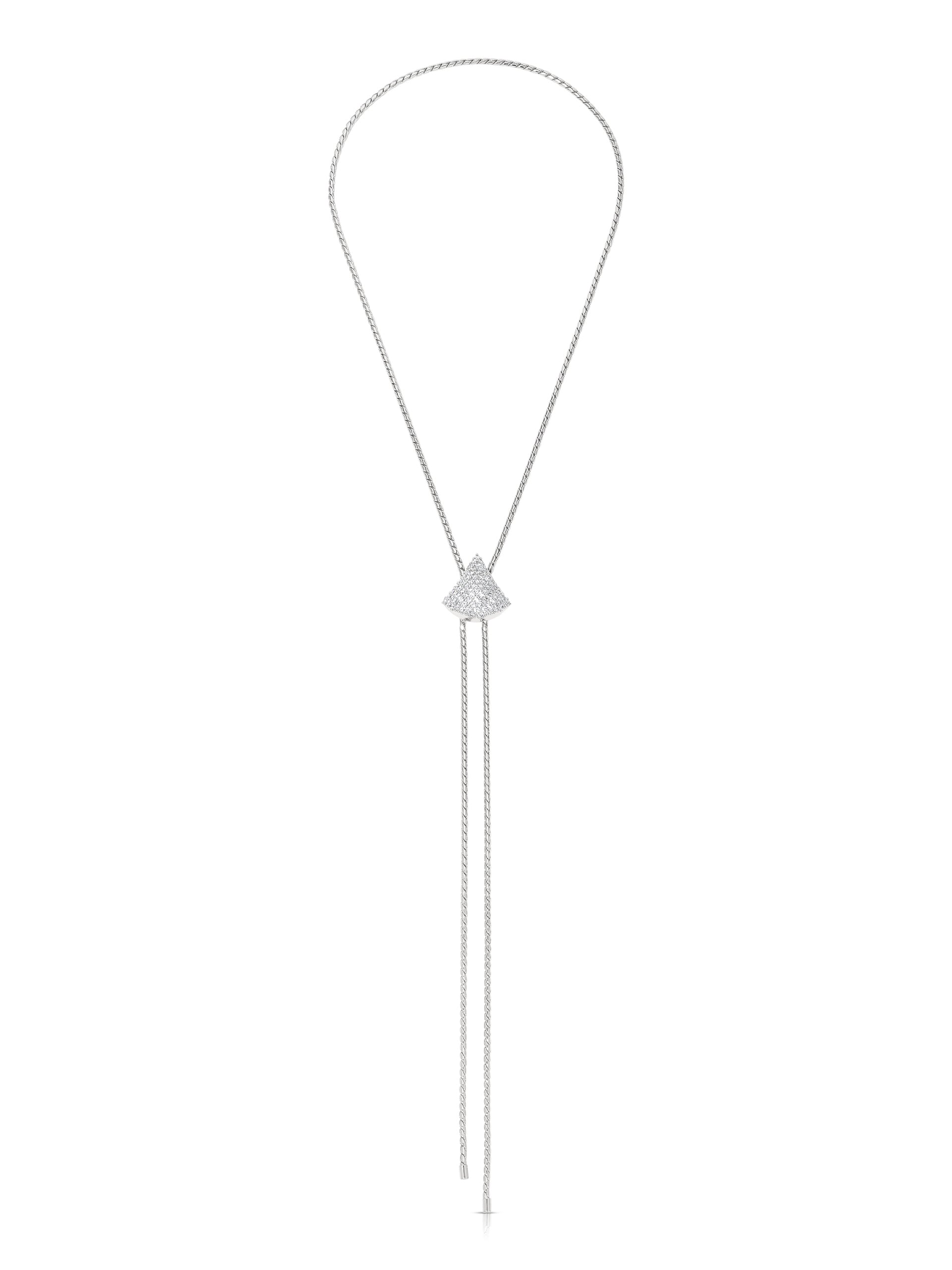 Pavé Shine Bolo Necklace