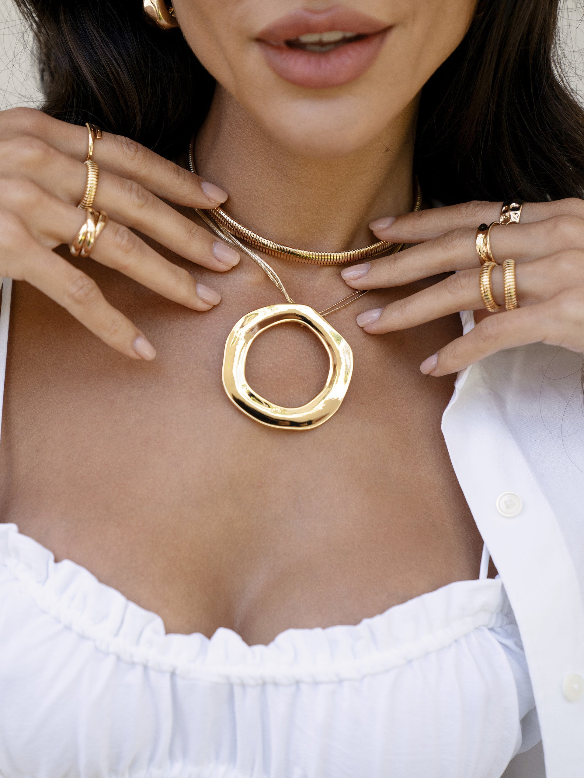Open Circle Necklace