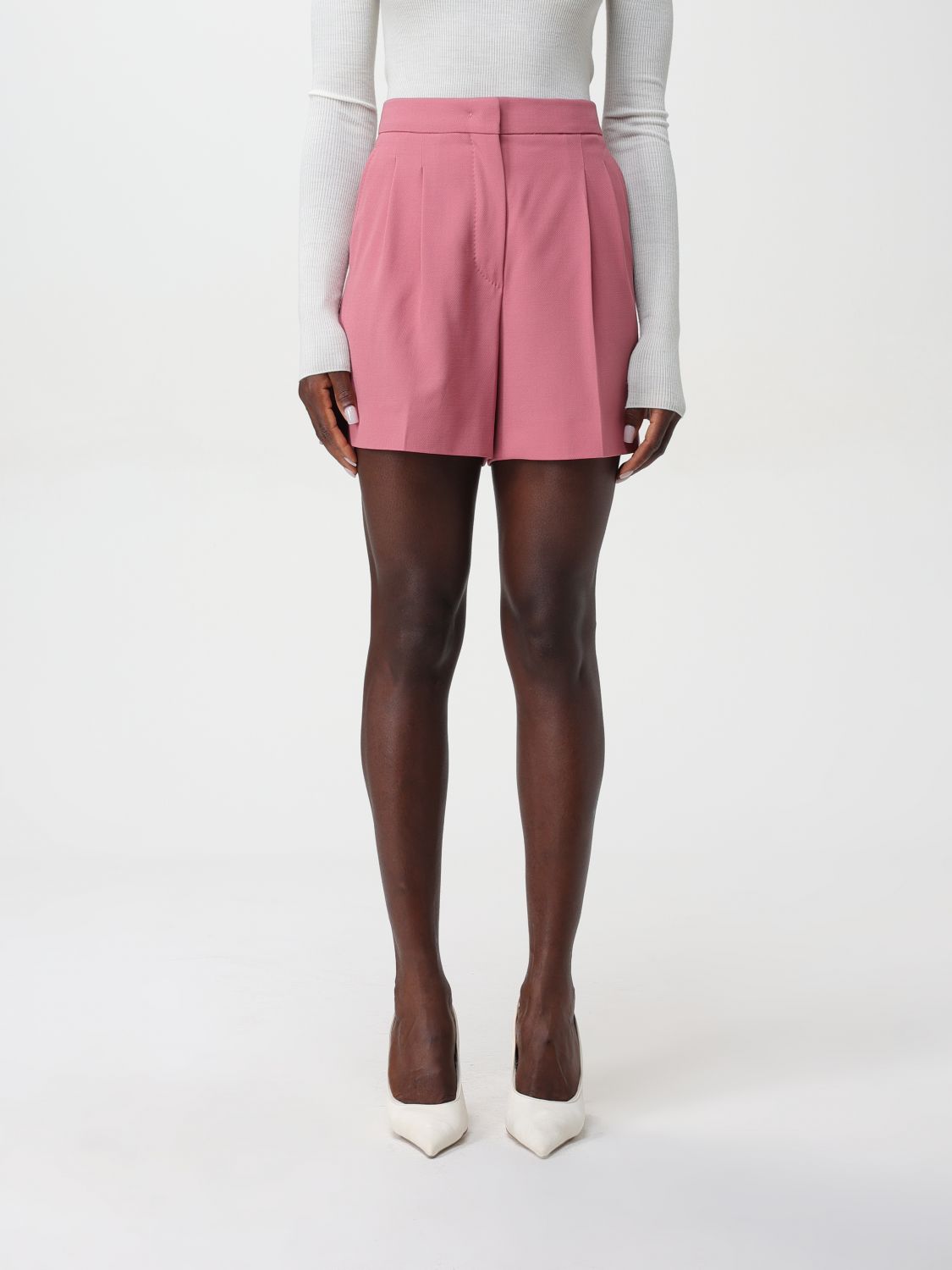 Max Mara Studio Shorts Woman Pink