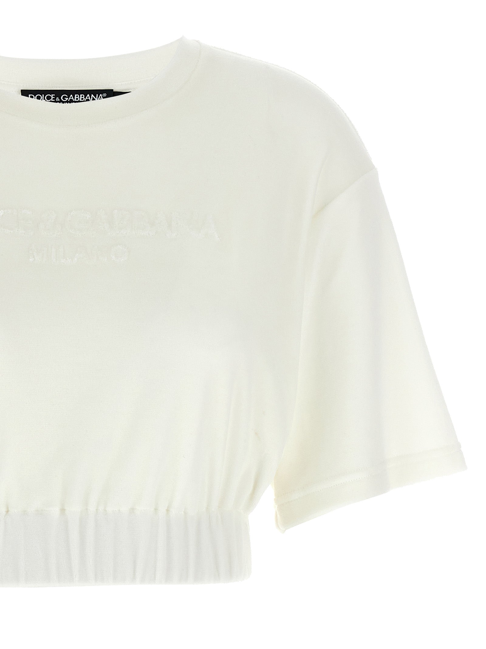 Dolce & Gabbana Women Logo Chenille Top