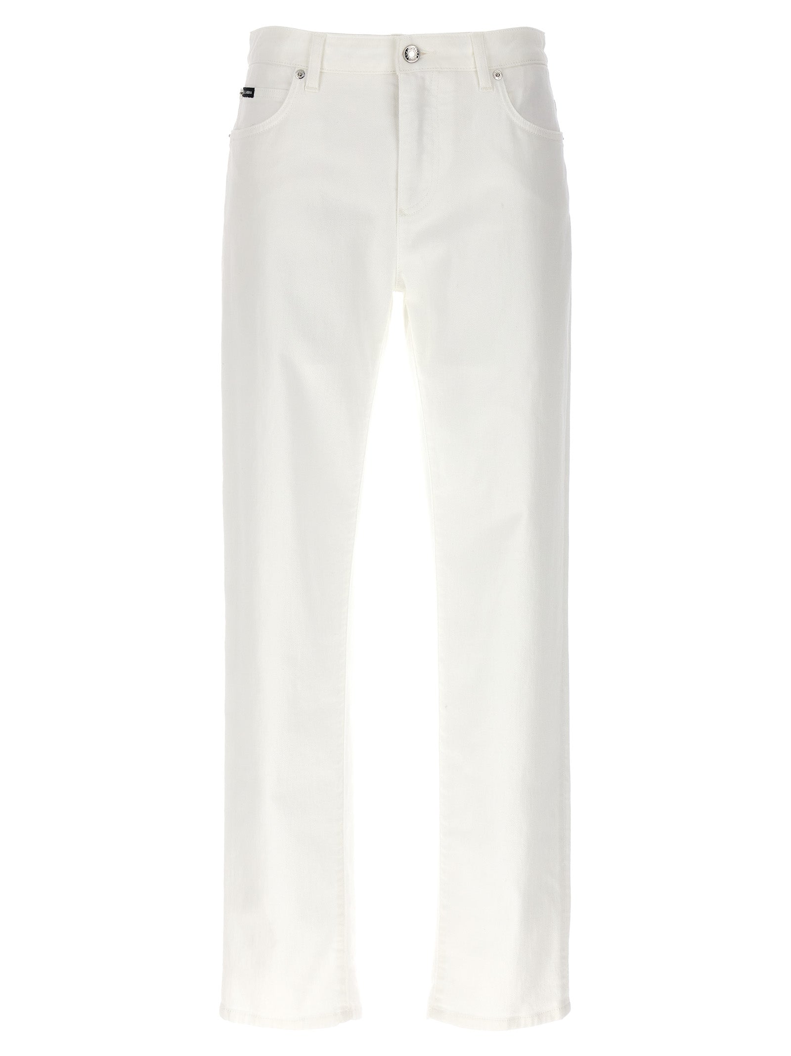 Dolce & Gabbana Women Logo Plaque Jeans