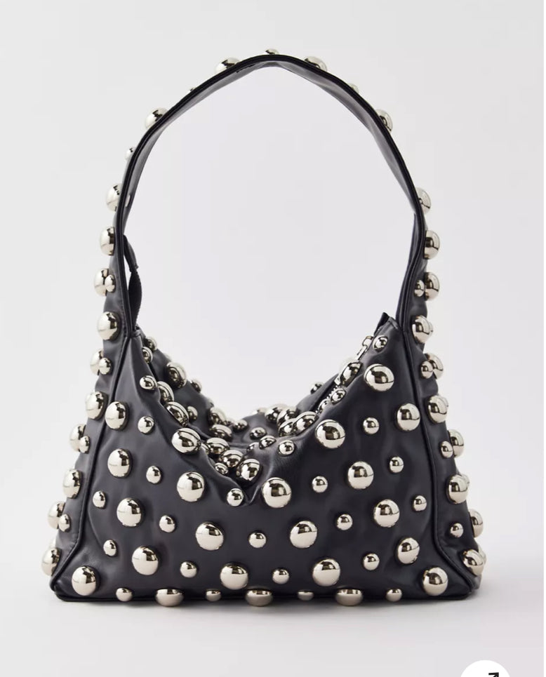 Grand Studded Shoulder Bag