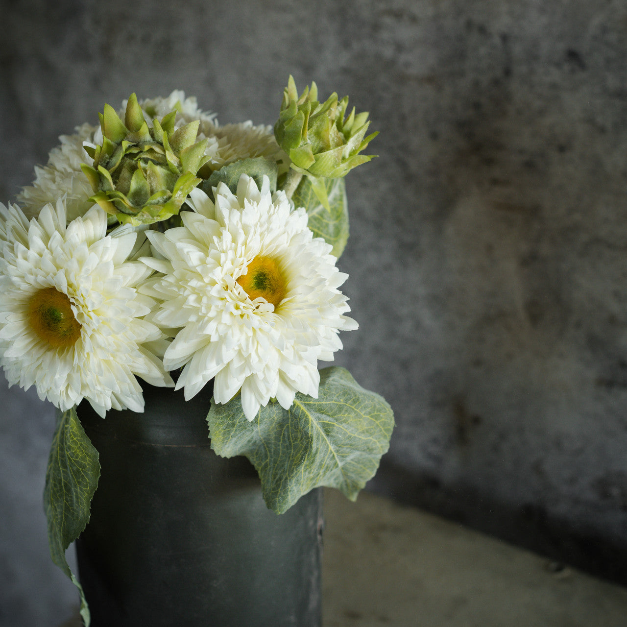 Cream Gerbera Daisy Bouquet